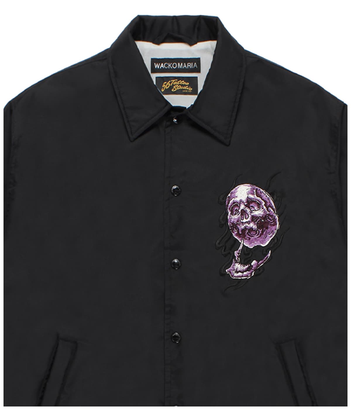 56 TATTOO STUDIO / COACH JACKET【BLACK】｜WACKO MARIA