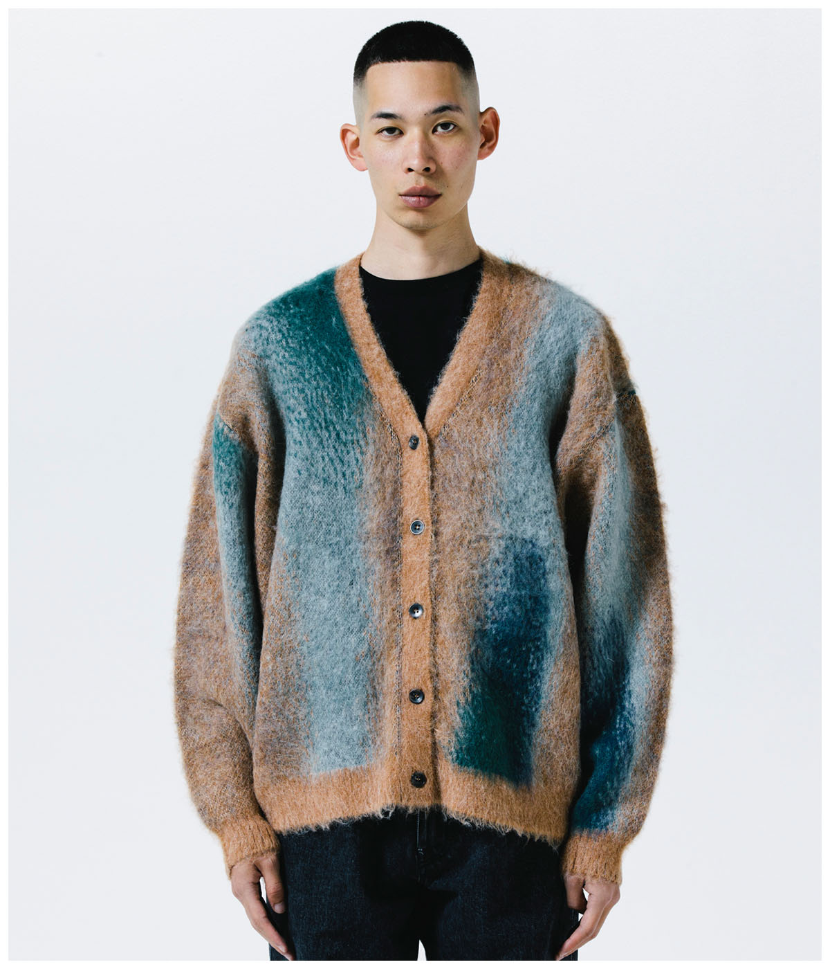 R9 PAINTED CARDIGAN【BEIGE】