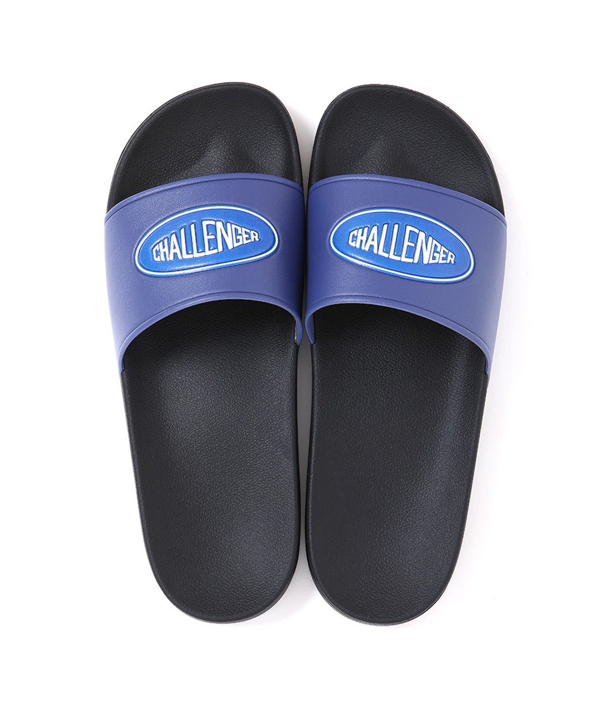 LOGO SANDALS【NAVY-BLACK】｜CHALLENGER｜MELTING POT（正規取扱店