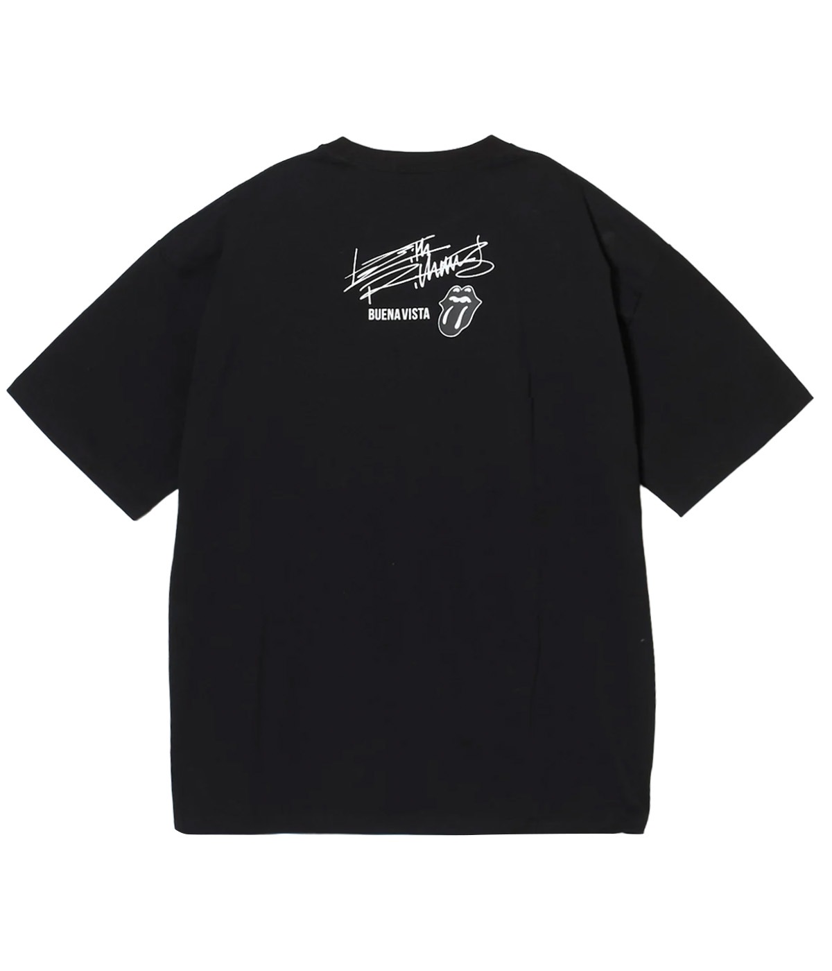 Keith Richards photo tee dos【BLACK】｜BUENA VISTA｜MELTING POT