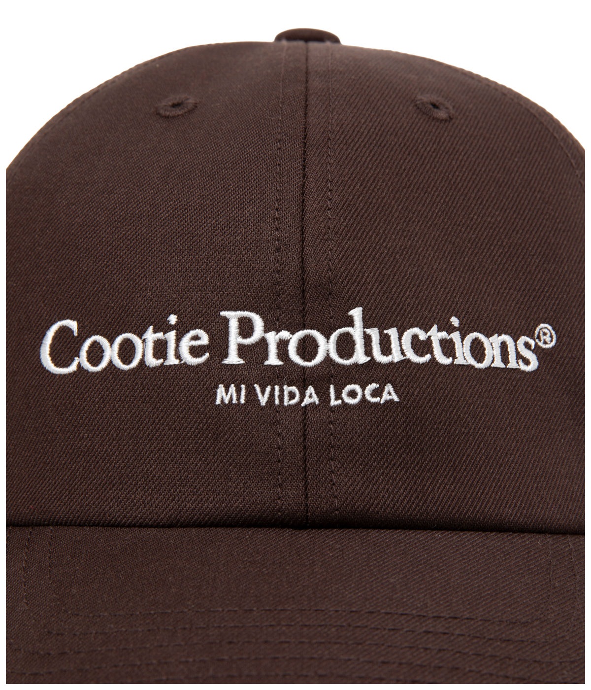 COOTIE PRODUCTIONS 6 PANEL CAP 限定アイテム T/W Twill 6 Panel Cap【BROWN】｜COOTIE PRODUCTIONS®︎｜MELTING POT