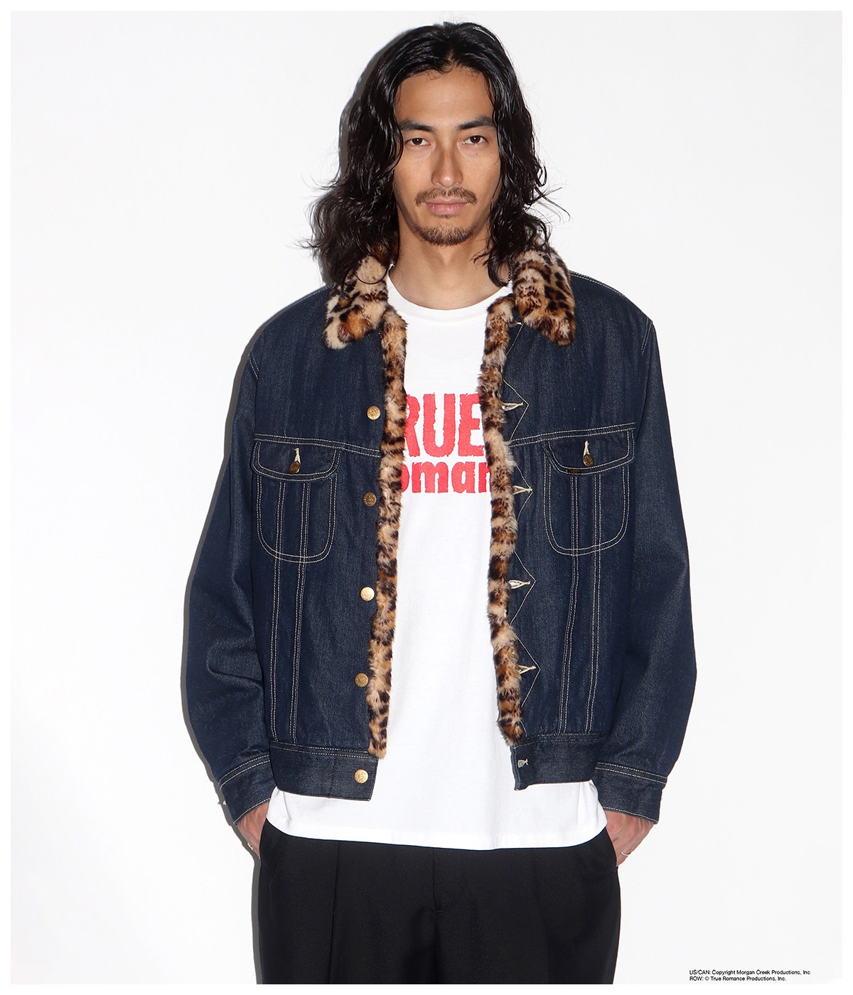TRUE ROMANCE / WASHED HEAVY WEIGHT T-SHIRT (TYPE-8)【WHITE