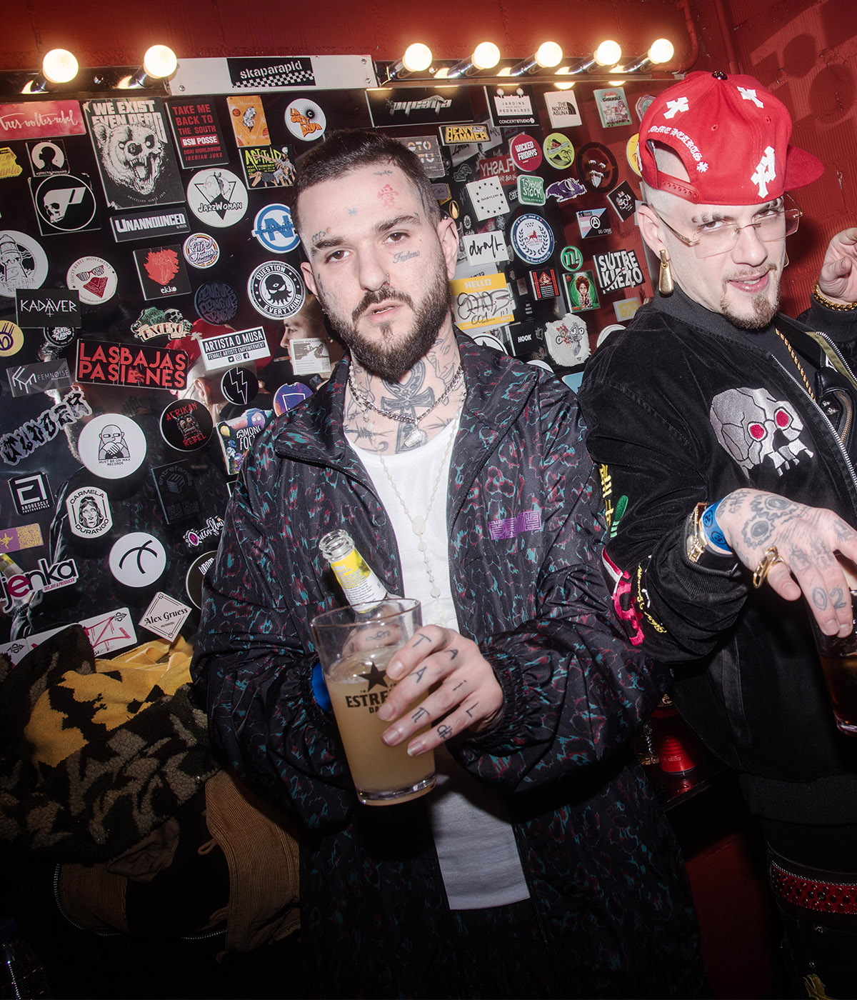 YOI YOI GION PRINT TRACK JACKET (LEOPARD)【CRAZY】｜BUENA VISTA