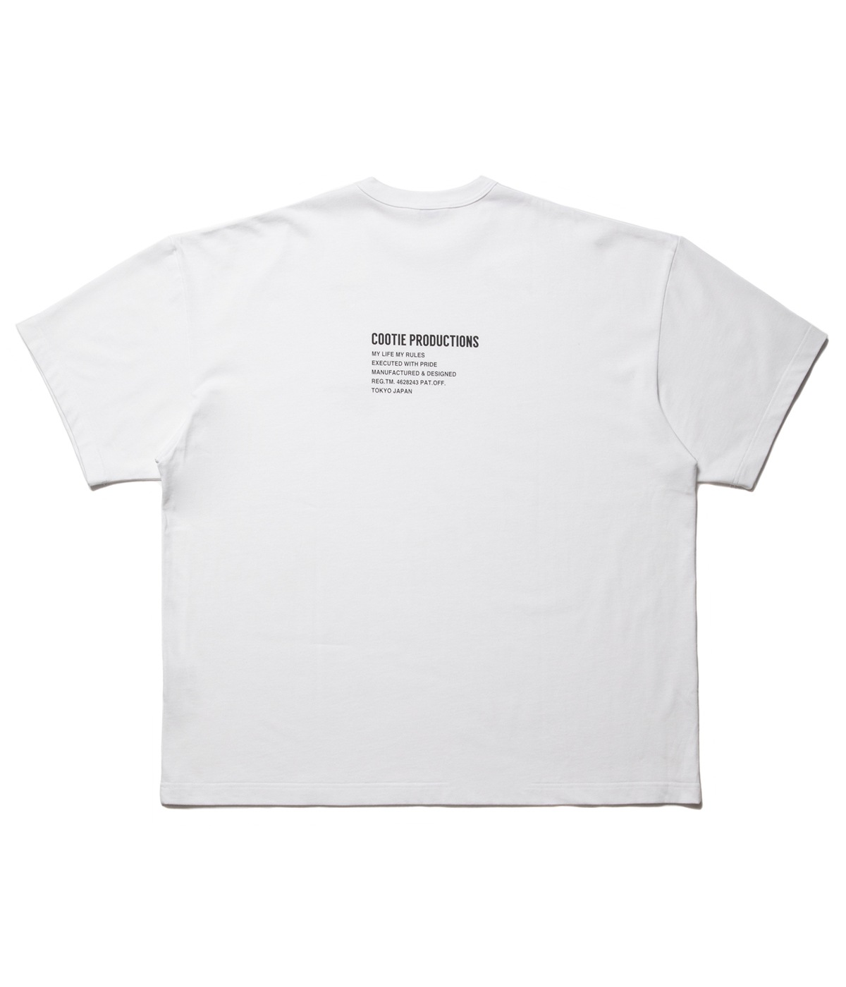 C/R Smooth Jersey S/S Tee【WHITE】｜COOTIE PRODUCTIONS®︎｜MELTING