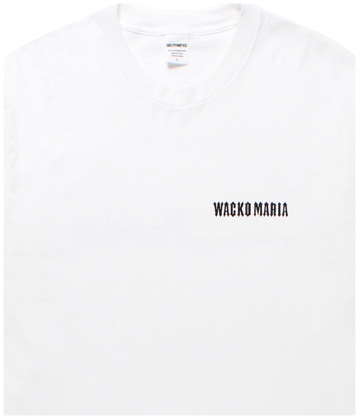 WASHED HEAVY WEIGHT LONG SLEEVE T-SHIRT (TYPE-1)【WHITE