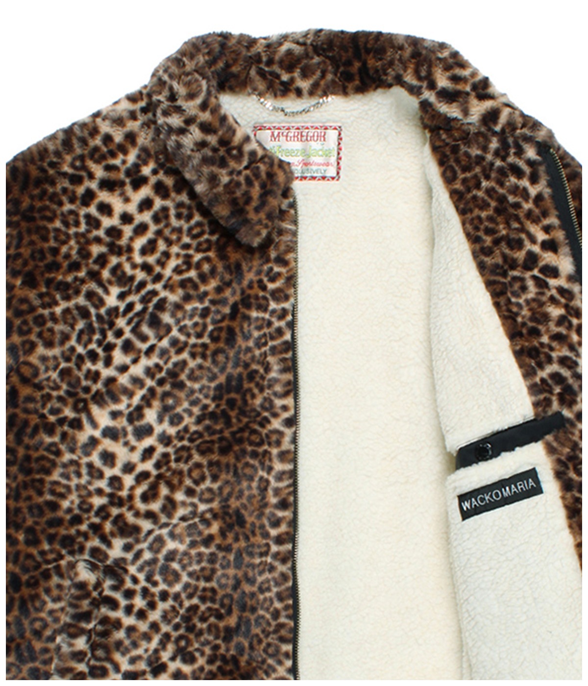 MCGREGOR / LEOPARD FAUX FUR ANTI-FREEZE JACKET【BEIGE】｜WACKO