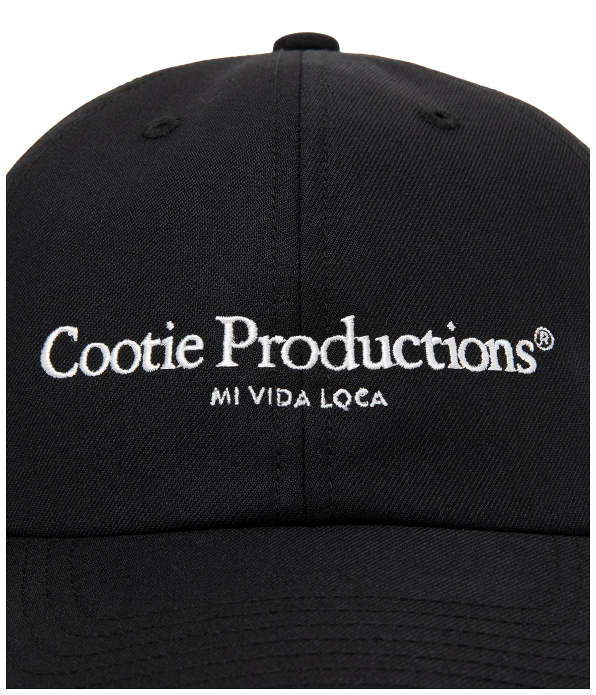 帽子 Cootie Productions T/W TWILL 6 PANEL CAP T/W Twill 6 Panel Cap【BLACK】｜COOTIE PRODUCTIONS®︎｜MELTING POT