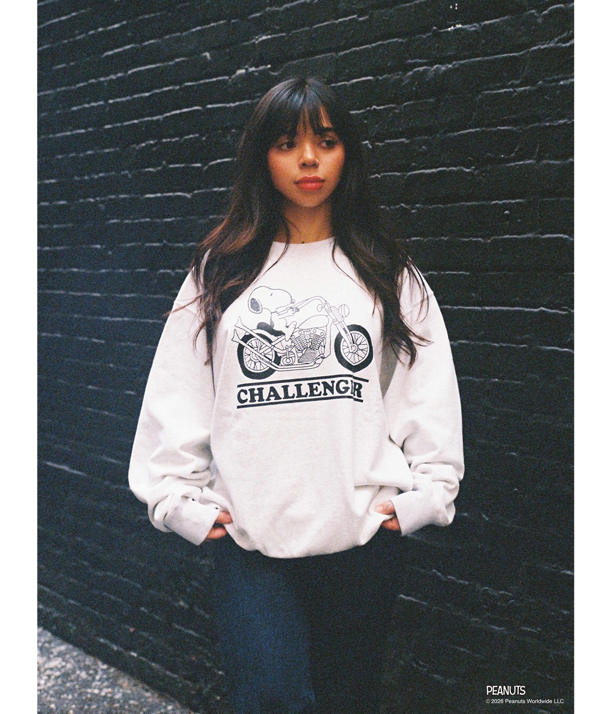 SNOOPY C/N SWEAT【GRAY】｜CHALLENGER｜MELTING POT（正規取扱店・通販）