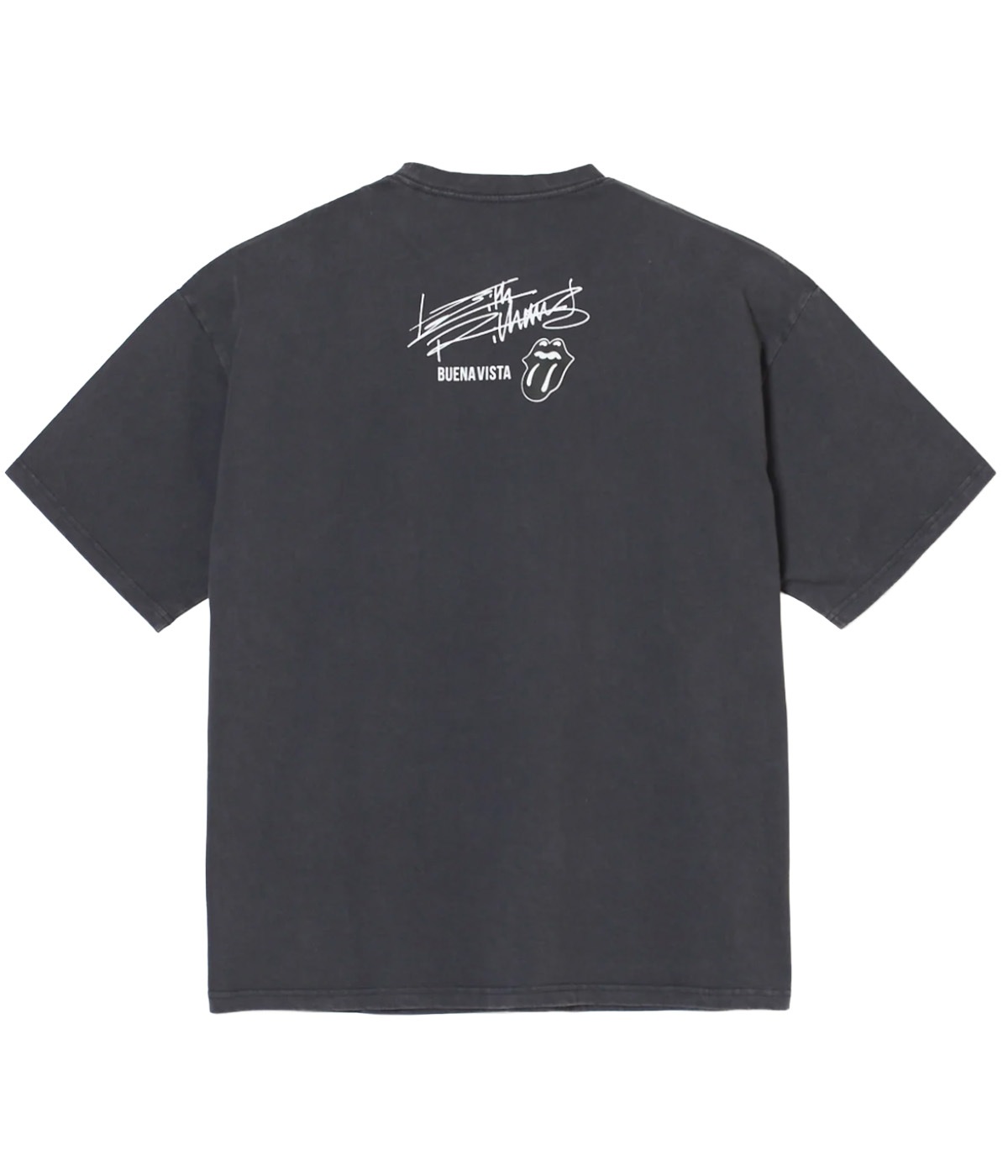Keith Richards photo tee uno【BLACK】