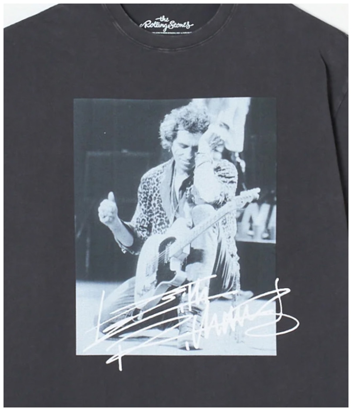 Keith Richards photo tee uno【BLACK】｜BUENA VISTA｜MELTING POT