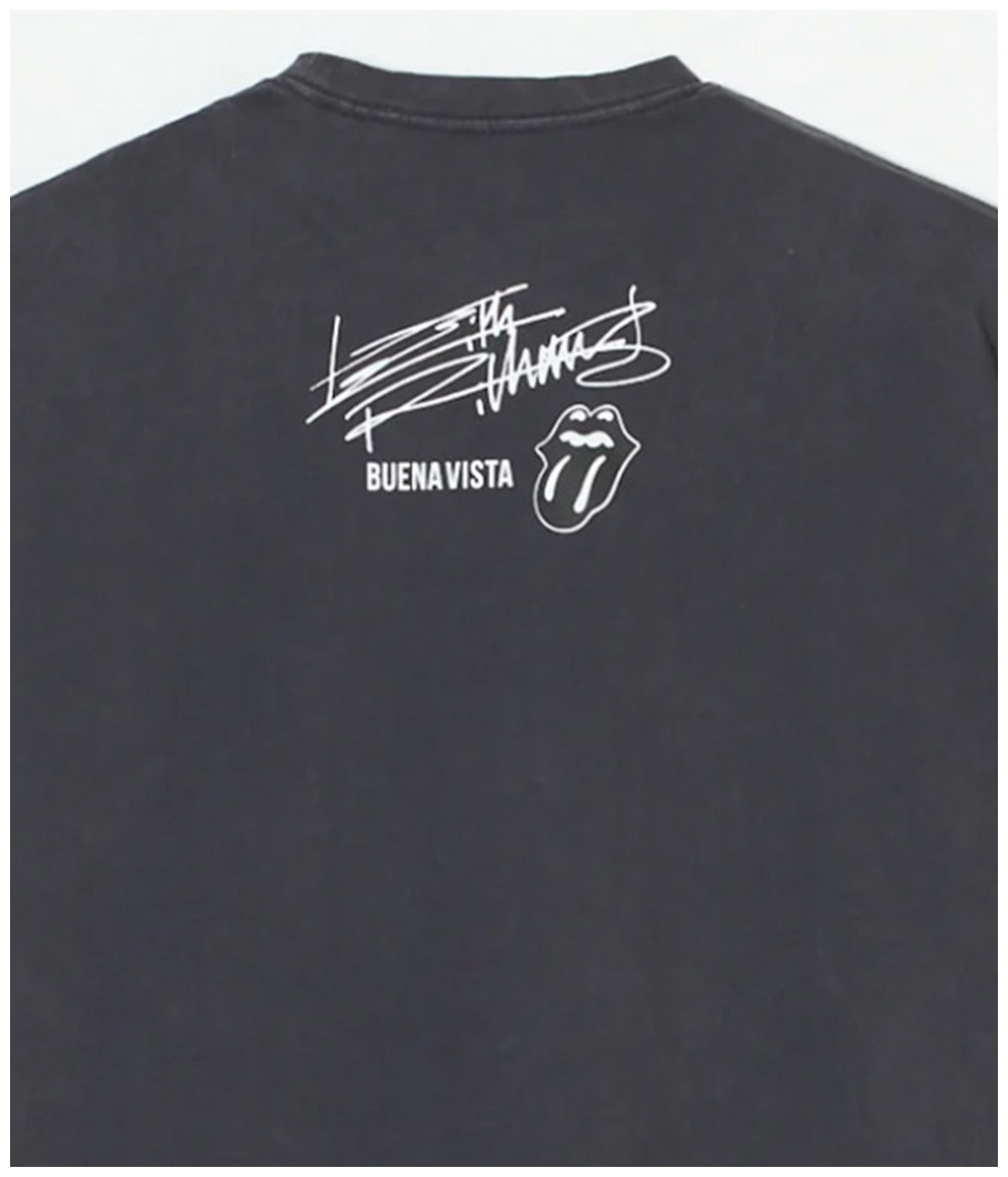 Keith Richards photo tee uno【BLACK】