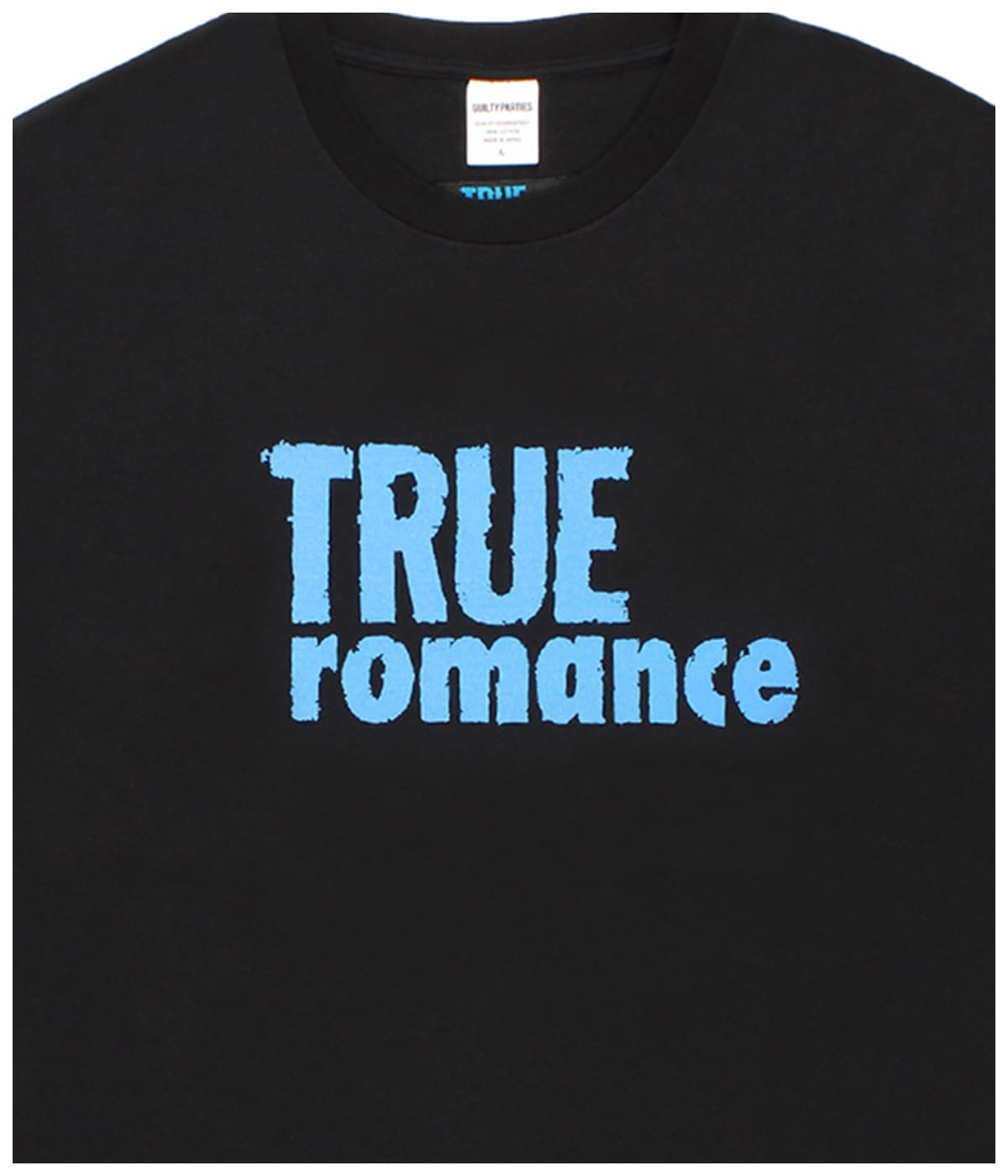 TRUE ROMANCE / WASHED HEAVY WEIGHT T-SHIRT (TYPE-7)【BLACK】