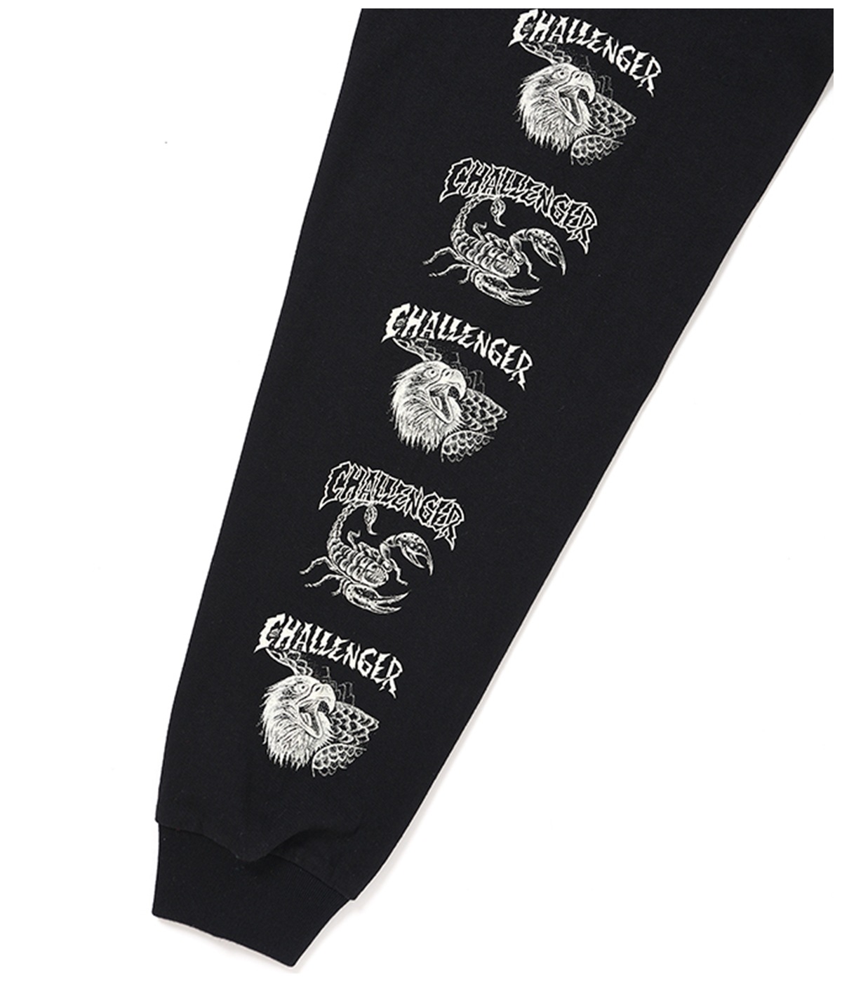 L/S EAGLE HEAD TEE【BLACK】