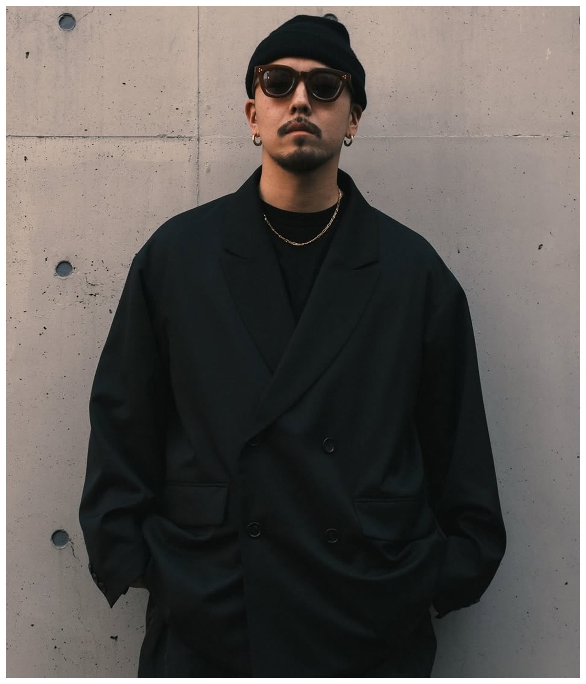 ジャケット・アウター ComfortMerinoSaxonyDoubleBreasted Jacket Comfort Merino Saxony Double Breasted Jacket【BLACK】｜COOTIE