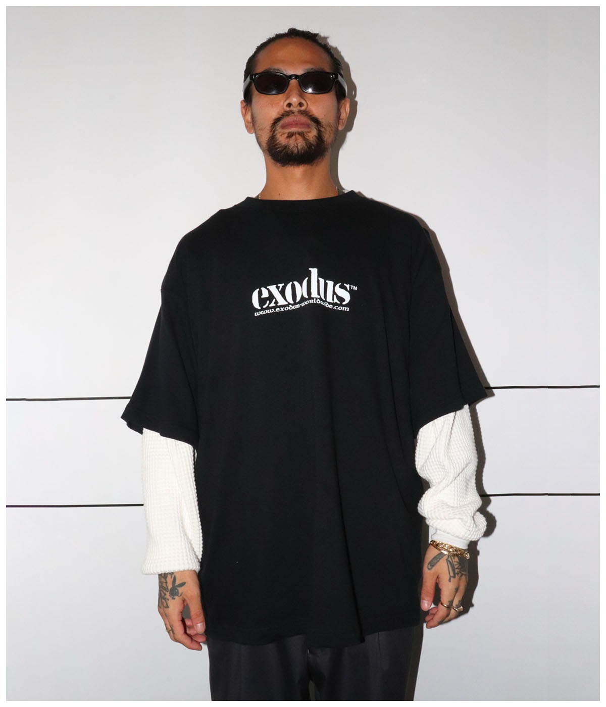 EXODUS WORLDWIDE T SHIRT【BLACK】｜EXODUS｜MELTING POT（正規