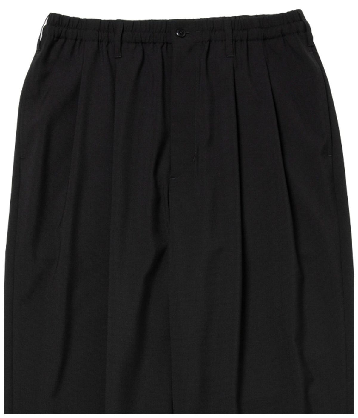 T/W 2 Tuck Easy Pants【BLACK】