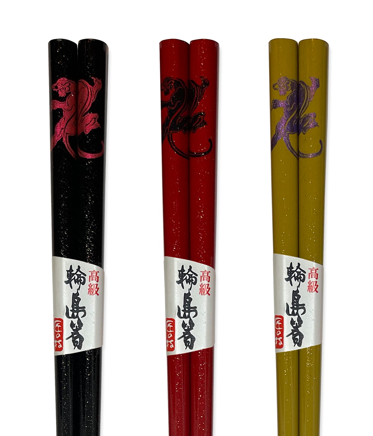 EYE CANDY / CHOPSTICK (輪島塗箸)<br>CANDY LINE【BLACK PANTHER】