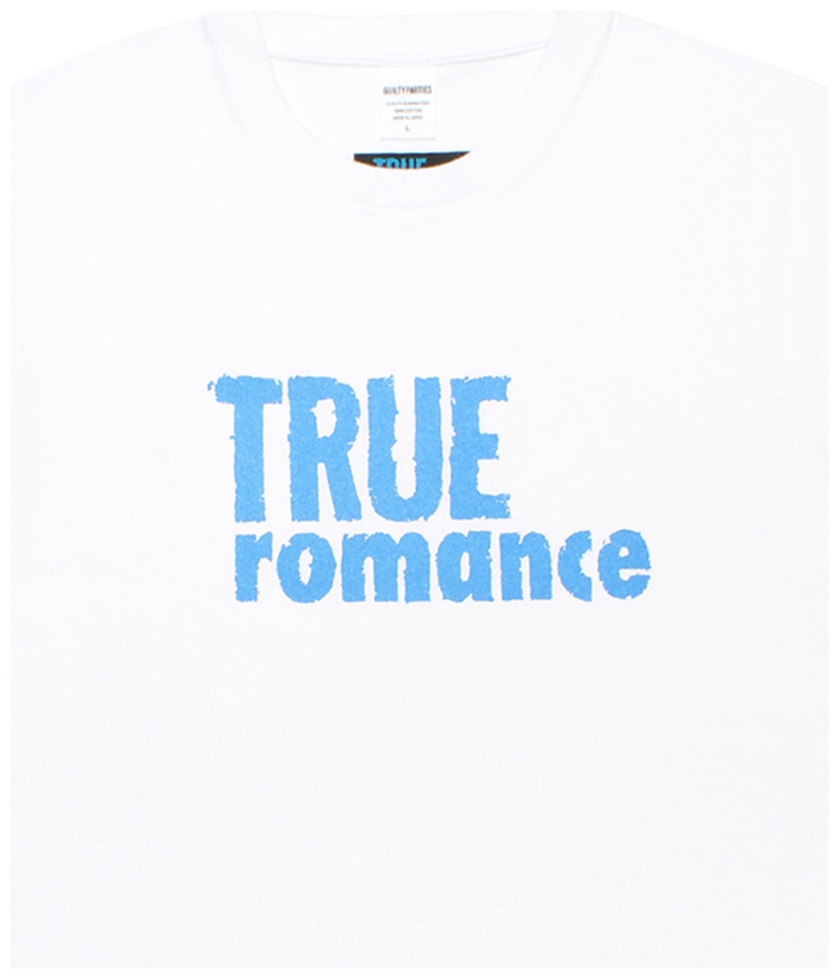 TRUE ROMANCE / WASHED HEAVY WEIGHT T-SHIRT (TYPE-7)【WHITE