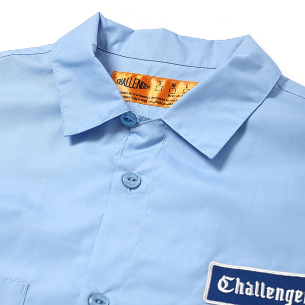S/S WORKER SHIRT【SAX】｜CHALLENGER｜MELTING POT（正規取扱店・通販）