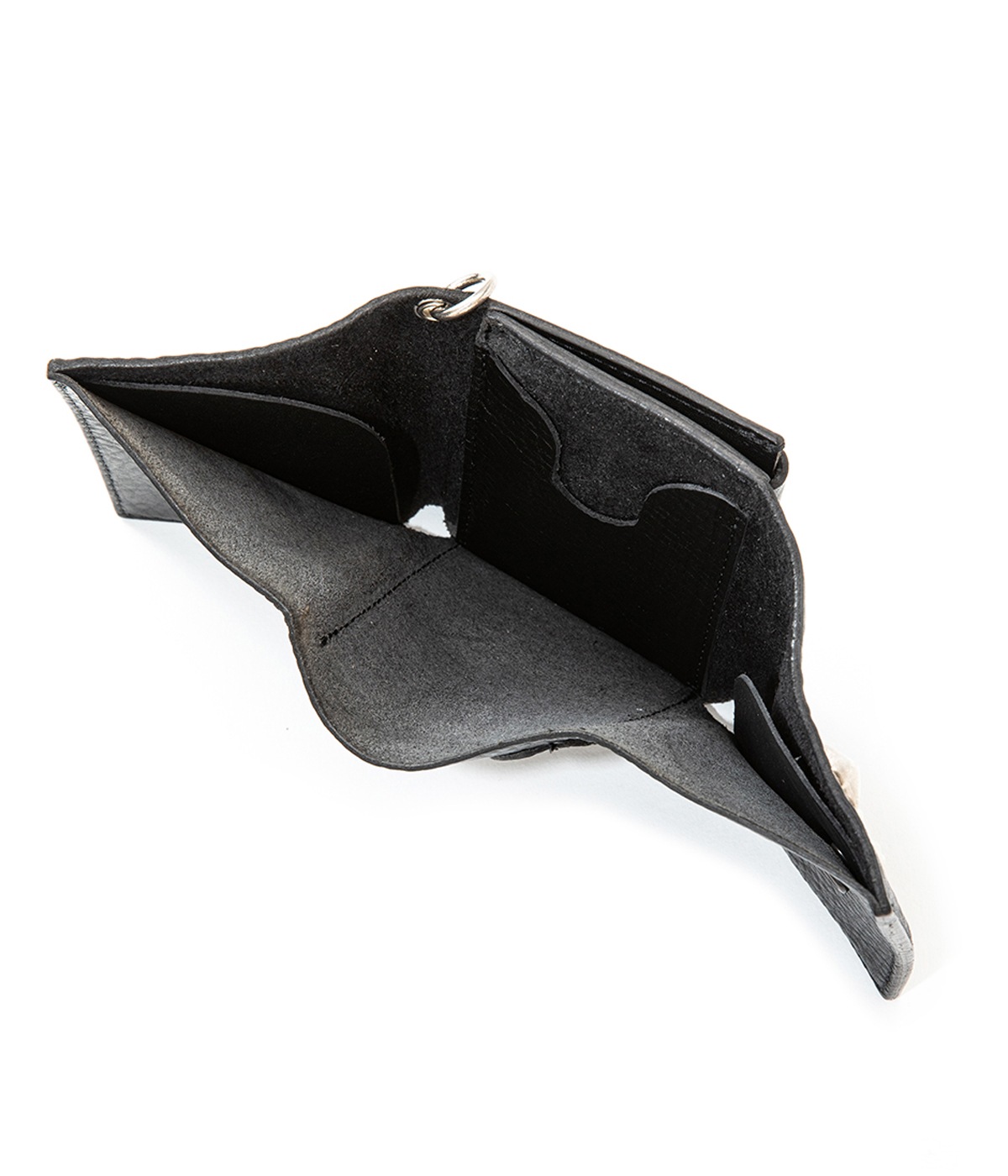 STUDS LEATHER MULTI WALLET【BLACK】