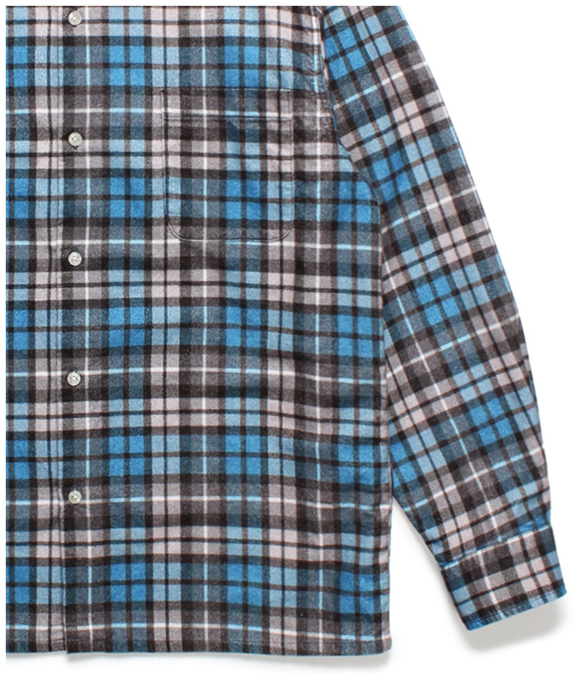( SHIRT COLLAR REGULAR FLANNEL トップス TYPE-1 MARIA (TYPE-1)【BLUE】｜WACKO SHIRT COLLOR REGULAR FLANNEL CHECK ) トップス