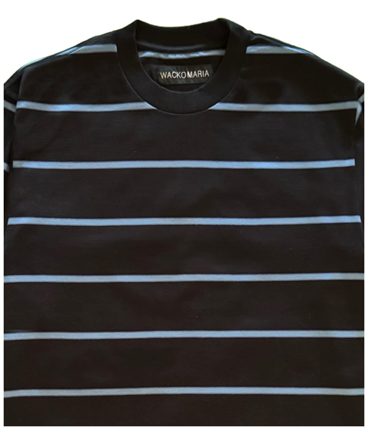 STRIPED LONG SLEEVE T-SHIRT (TYPE-1)【BLACK】｜WACKO MARIA