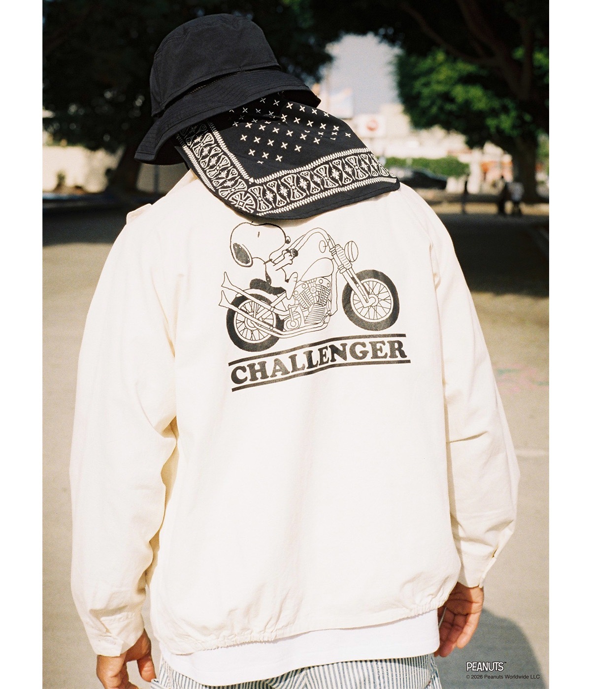 CHALLENGER SNOOPY SWING TOP スウィングトップ　白　L SNOOPY SWING TOP【IVORY】｜CHALLENGER｜MELTING POT（正規取扱店・通販）