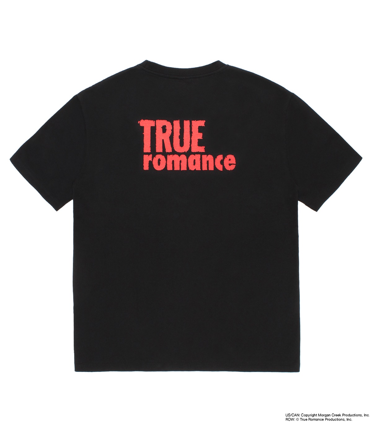 TRUE ROMANCE / WASHED HEAVY WEIGHT T-SHIRT (TYPE-6)【BLACK】