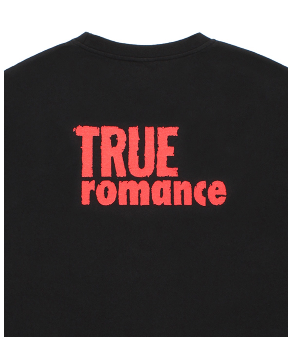 TRUE ROMANCE / WASHED HEAVY WEIGHT T-SHIRT (TYPE-6)【BLACK】