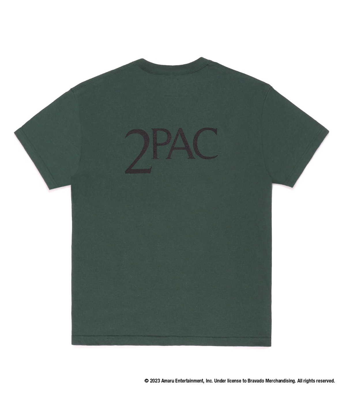 TUPAC / CREW NECK T-SHIRT (TYPE-1)【GREEN】｜WACKO MARIA｜MELTING