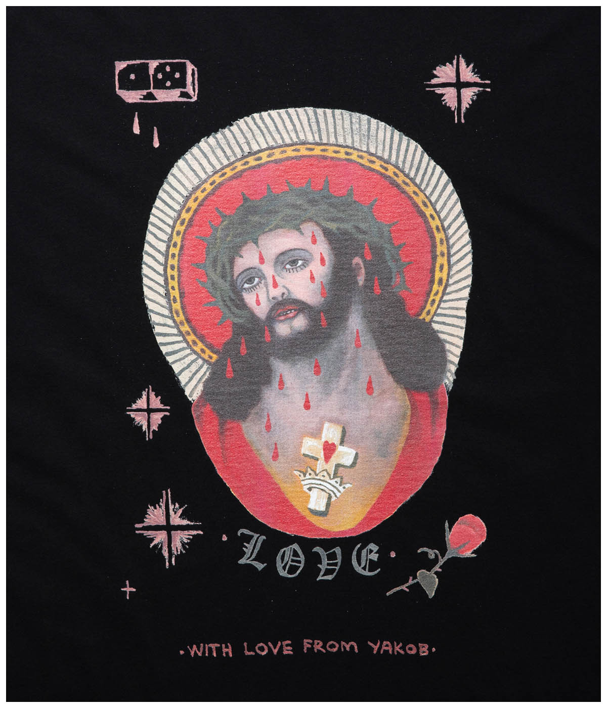 Print S/S Tee (JESUS)【2 Colors Available】｜COOTIE