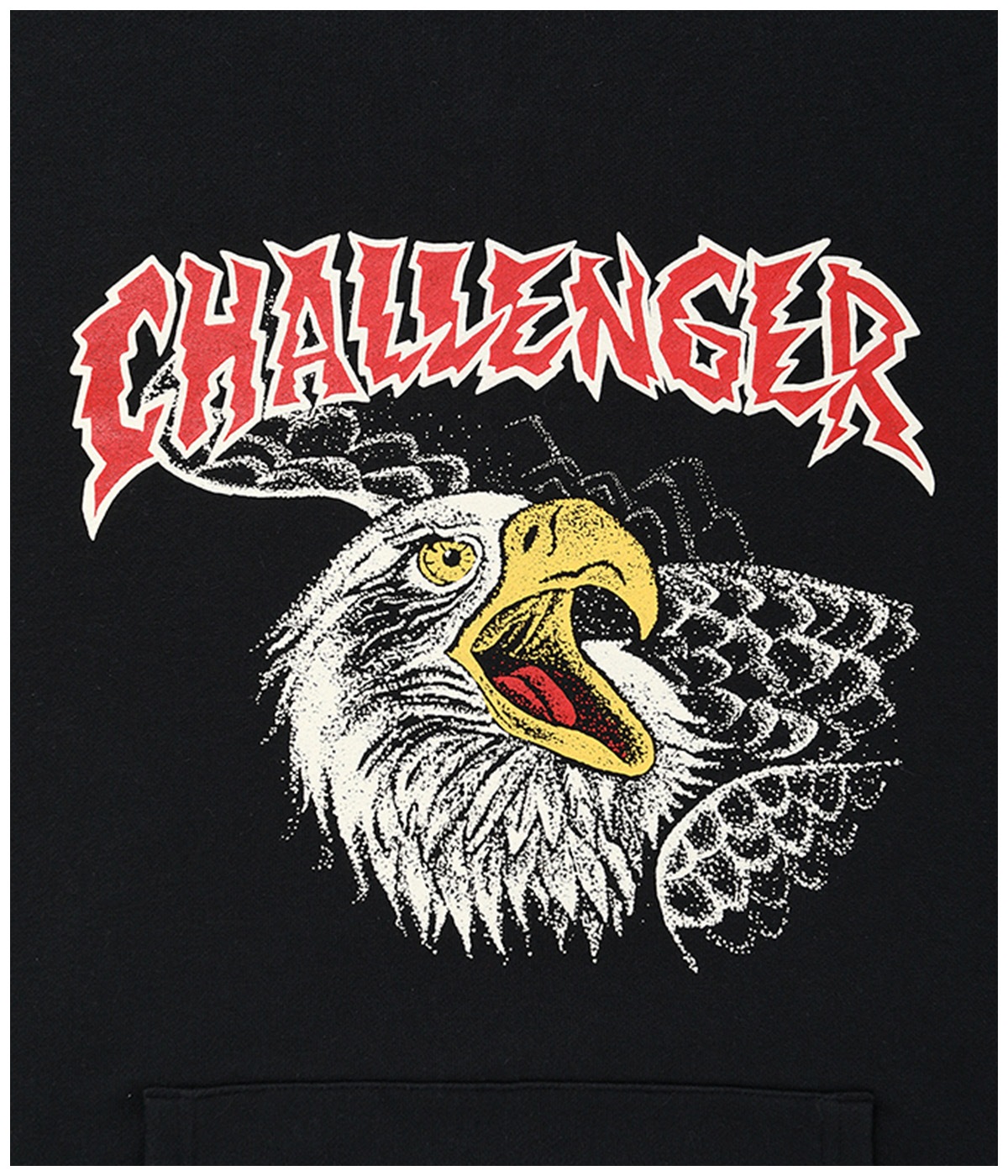 EAGLE HEAD HOODIE【BLACK】｜CHALLENGER｜MELTING POT（正規取扱店
