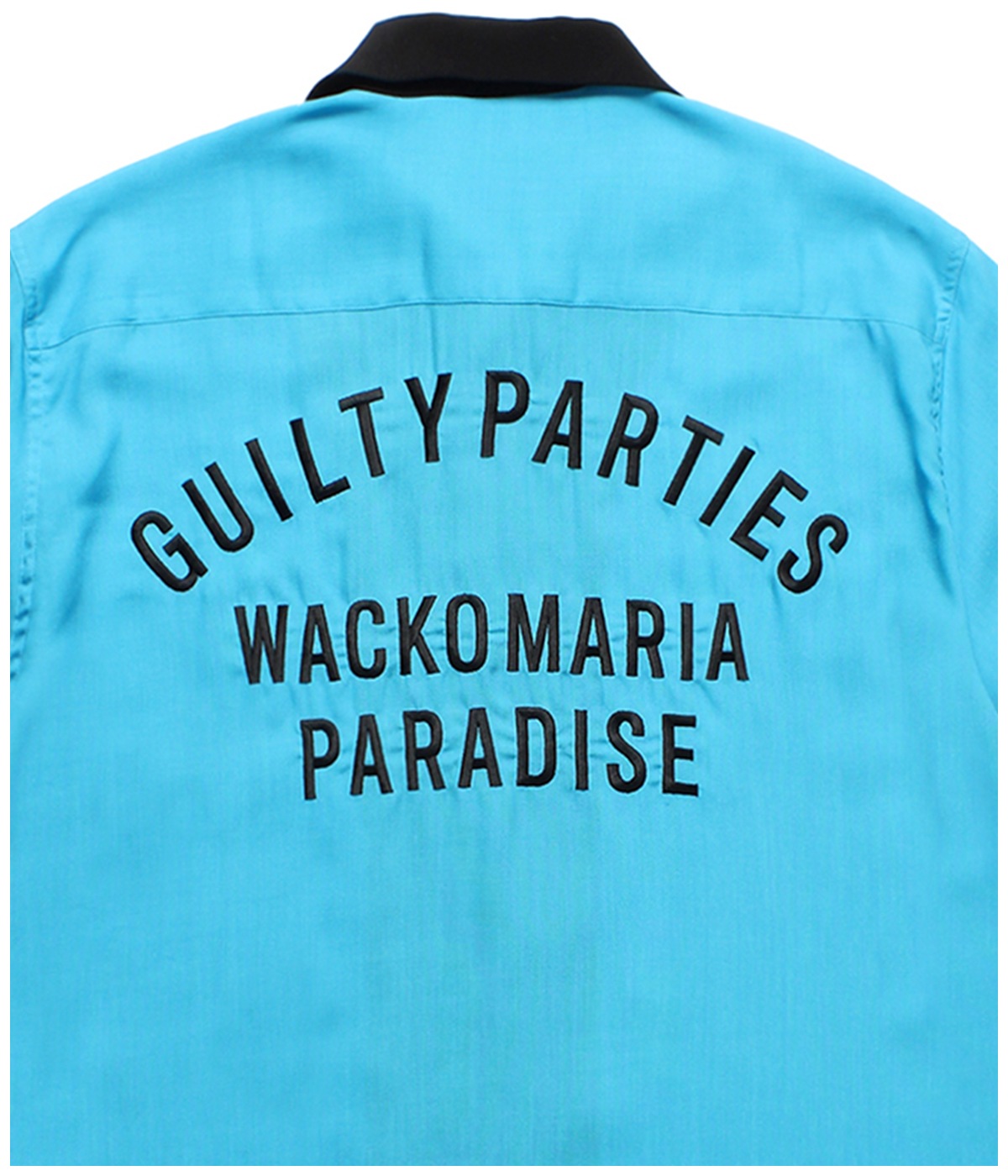 SWITCHING 50'S OPEN COLLAR SHIRT (TYPE-2)【BLUE】｜WACKO MARIA