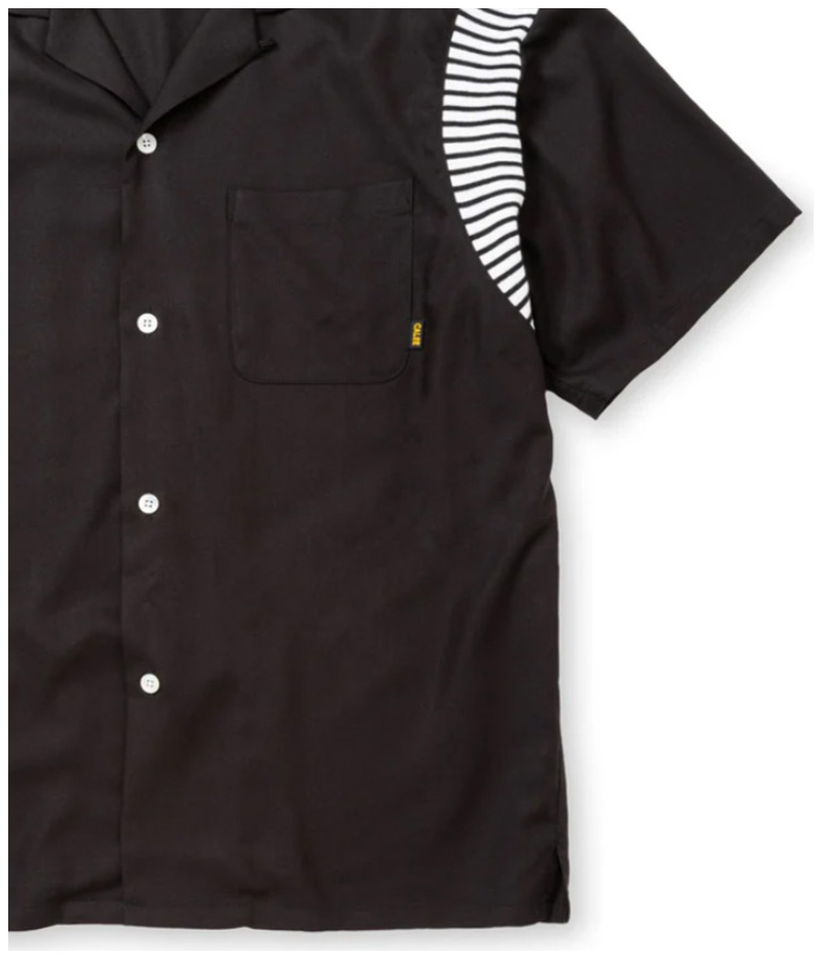 VINTAGE TYPE RIB BOWLING SH【BLACK】｜CALEE｜MELTING POT（正規取扱