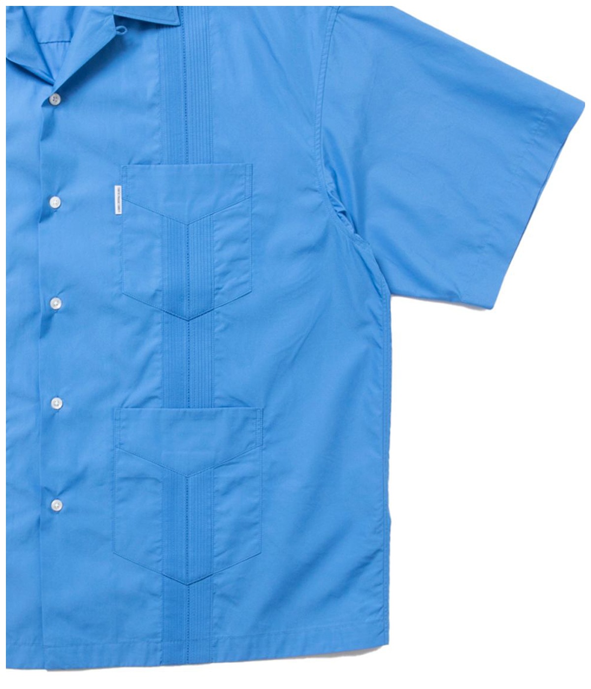 120/2 Typewriter Cuba S/S Shirt【BLUE】