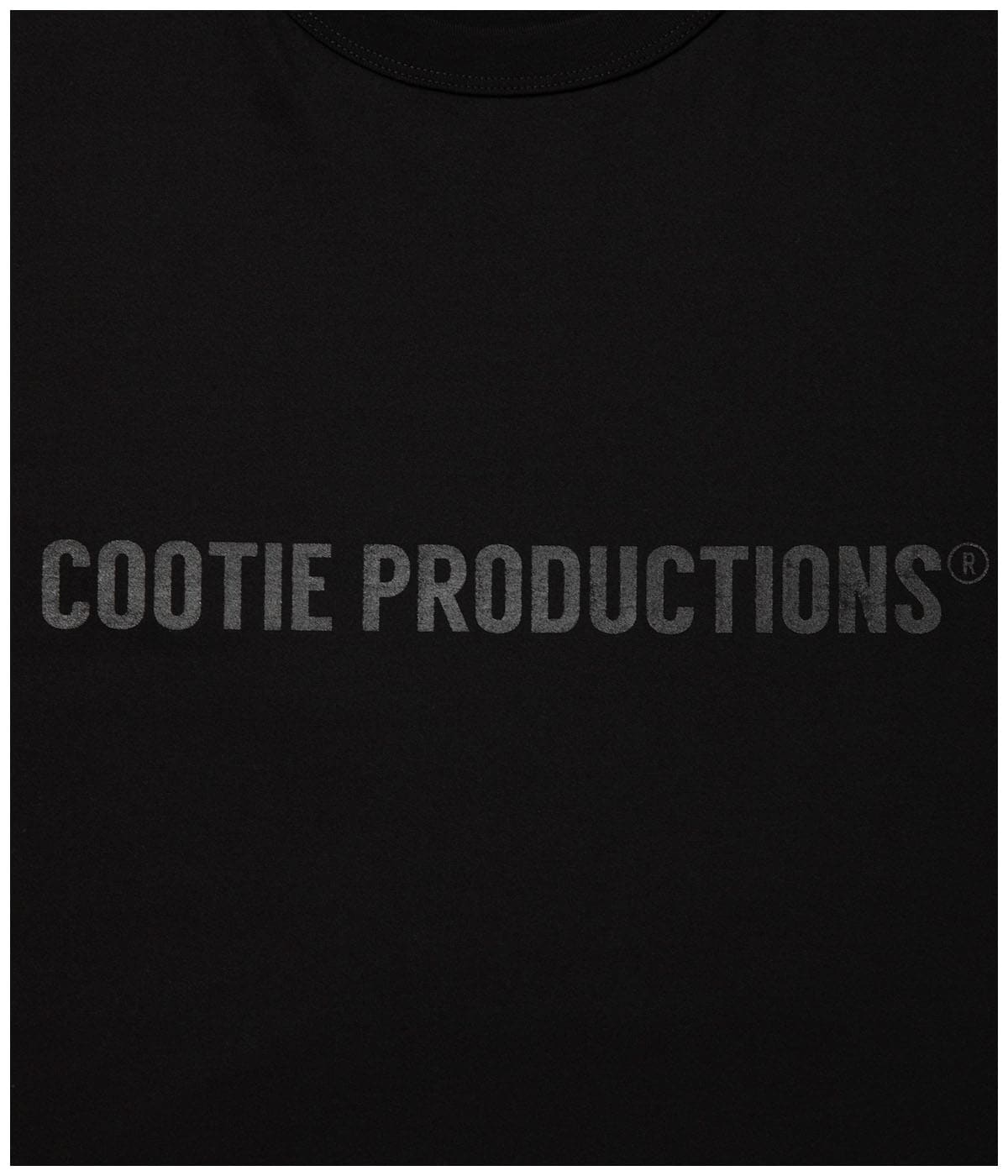 Oversized Print L/S Tee【BLACK】｜COOTIE PRODUCTIONS®︎｜MELTING