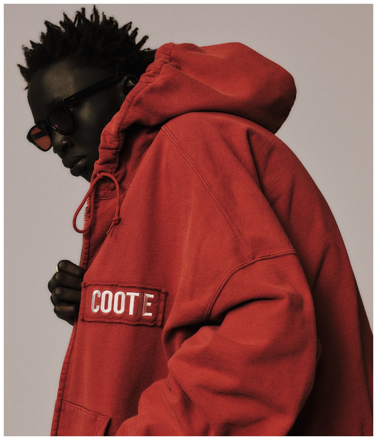 AD Processing Sweat Zip Hoodie【BURGUNDY】｜COOTIE PRODUCTIONS
