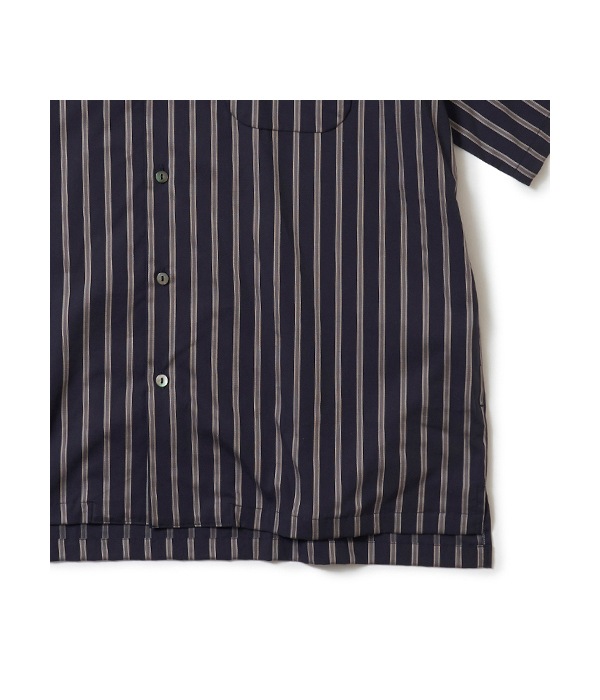 Stripe Op Shirt【NAVY】
