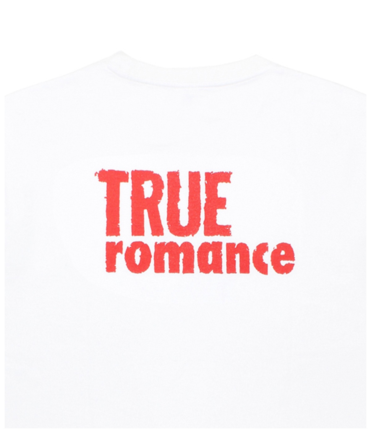 TRUE ROMANCE / WASHED HEAVY WEIGHT T-SHIRT (TYPE-6)【WHITE】