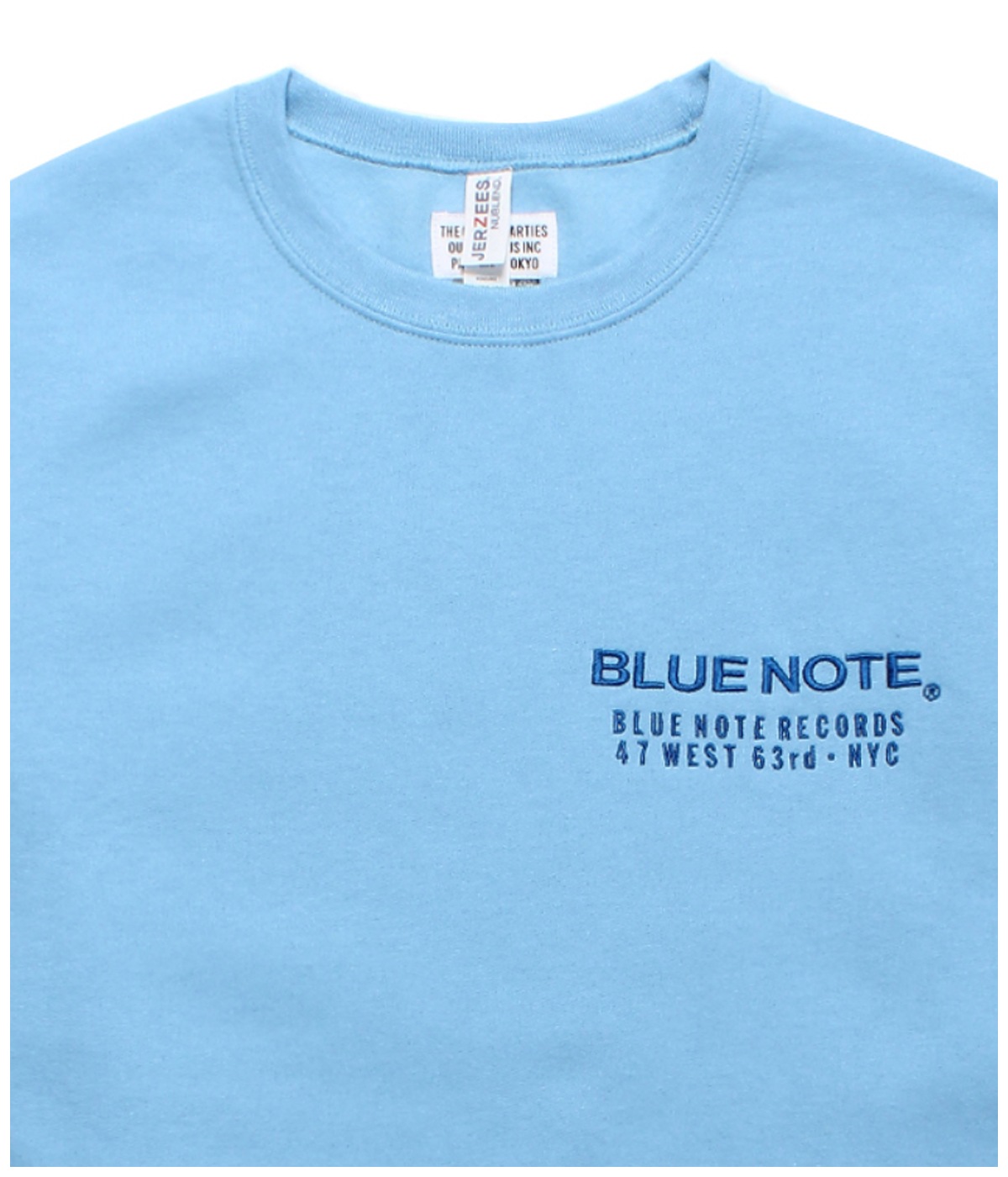 BLUE NOTE / CREW NECK SWEAT SHIRT (TYPE-2)【BLUE】