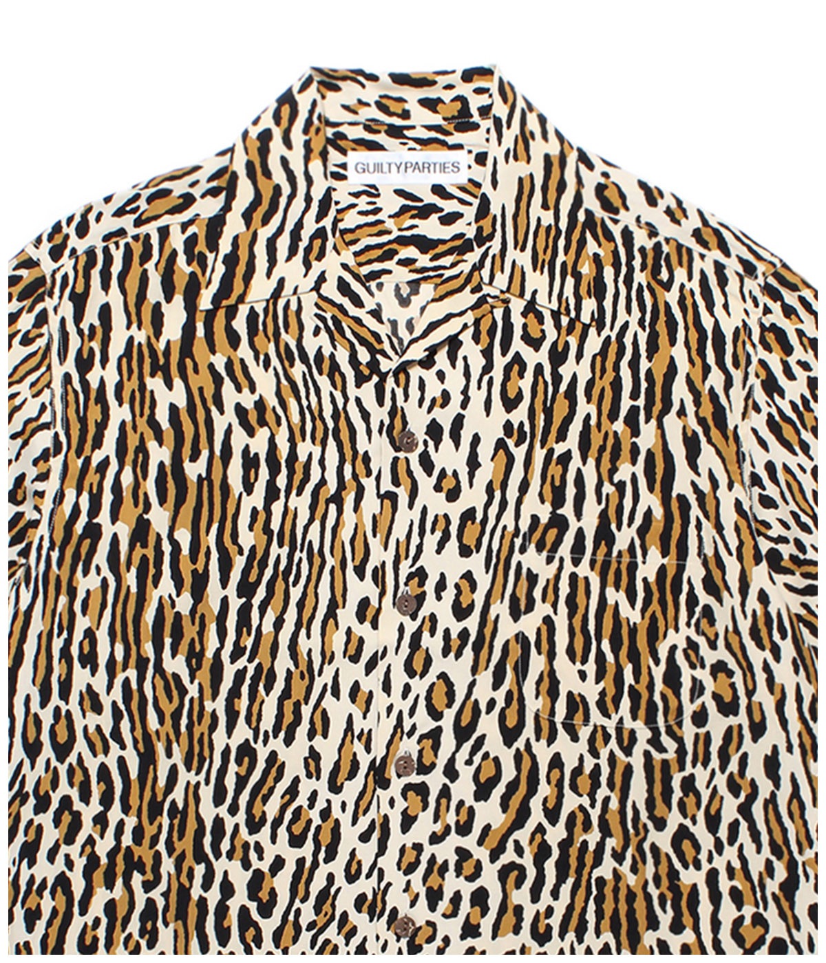 LEOPARD HAWAIIAN SHIRT S/S【BEIGE】｜WACKO MARIA｜MELTING POT