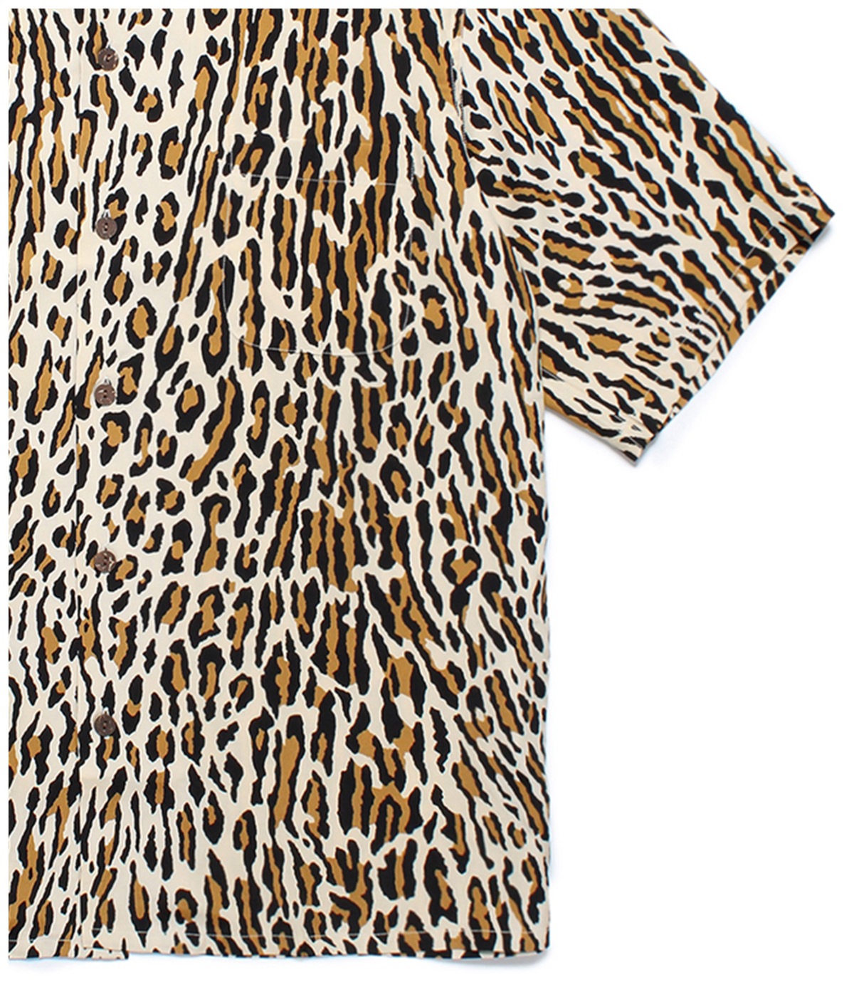 LEOPARD HAWAIIAN SHIRT S/S【BEIGE】｜WACKO MARIA｜MELTING POT
