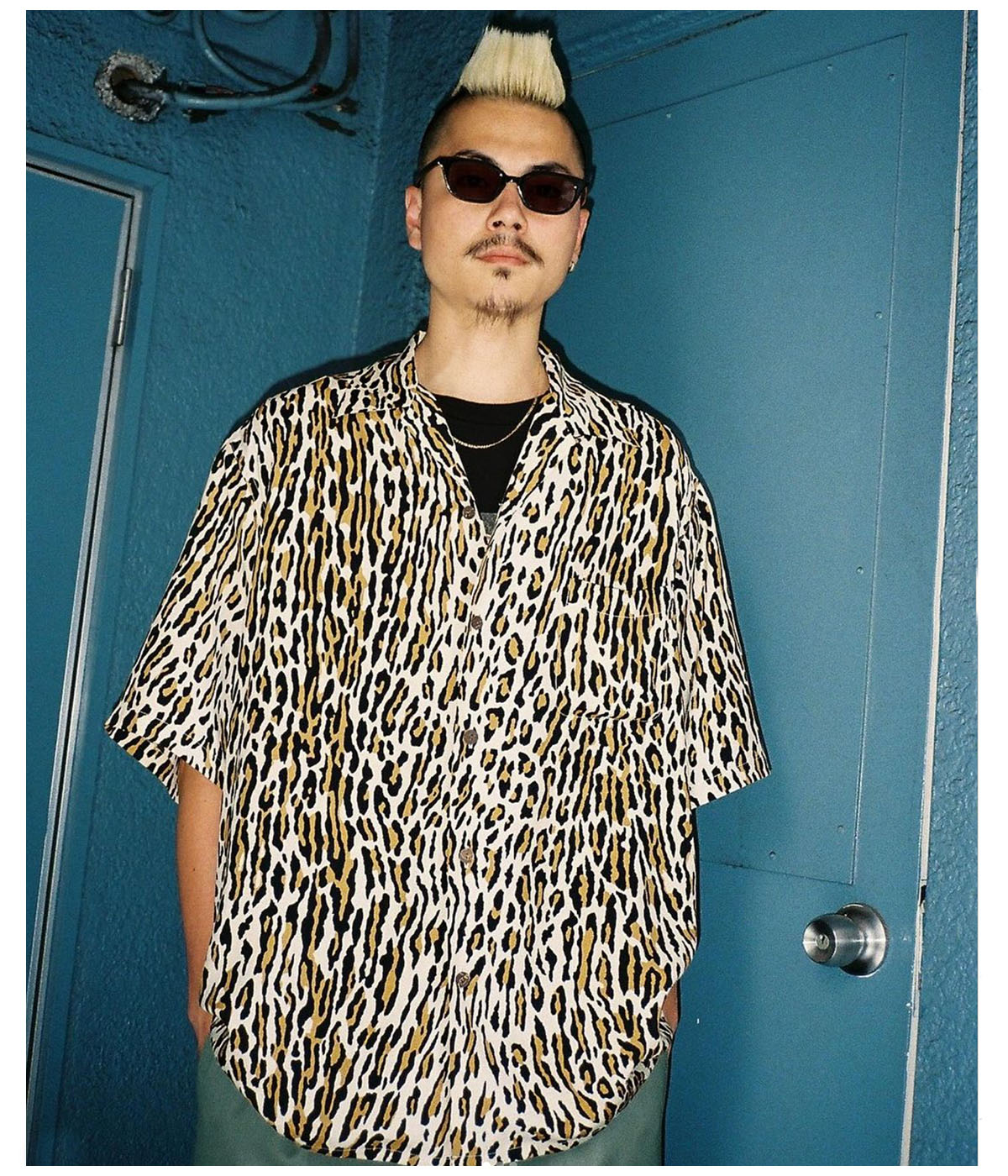 LEOPARD HAWAIIAN SHIRT S/S【BEIGE】｜WACKO MARIA｜MELTING POT