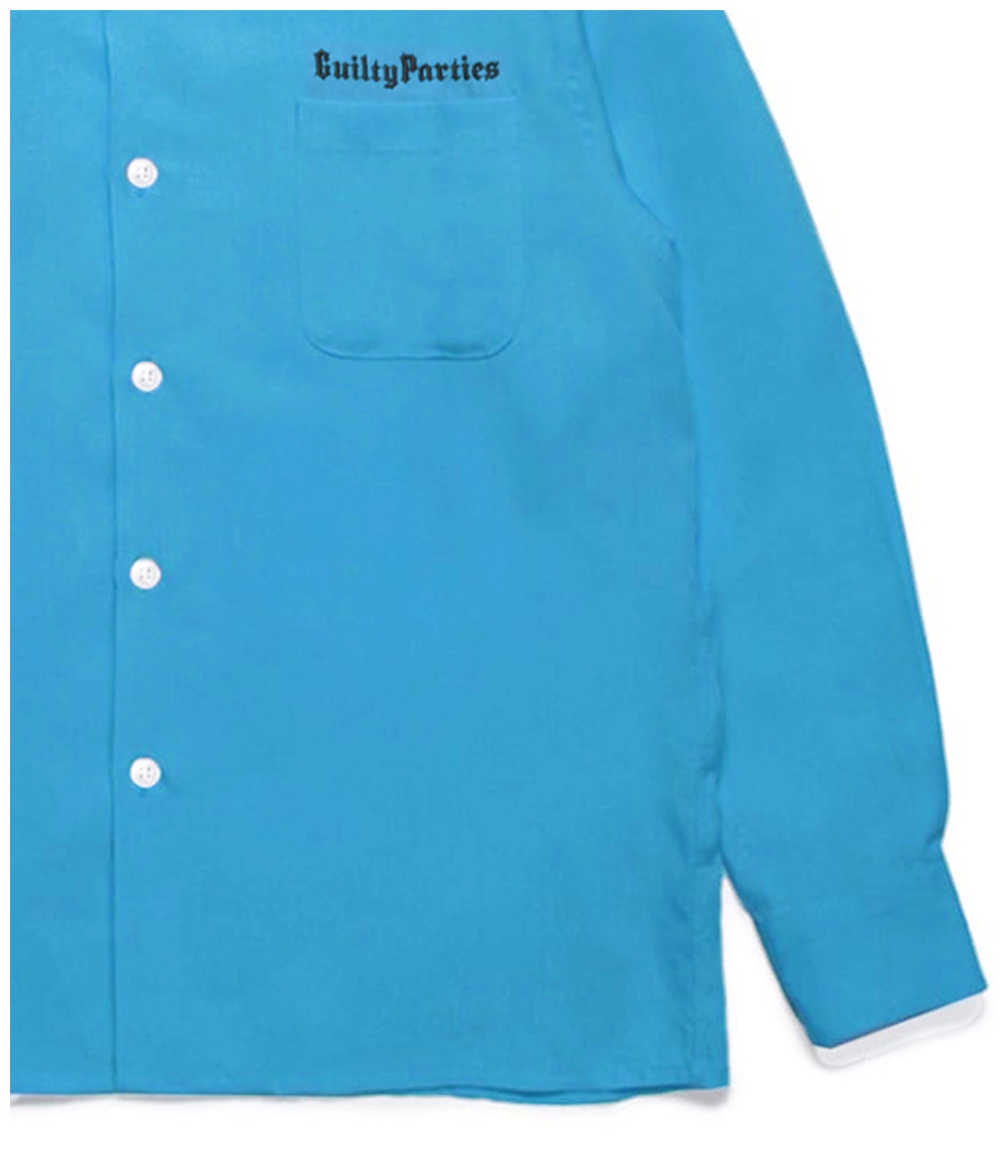 50'S OPEN COLLAR SHIRT (TYPE-2)【BLUE】