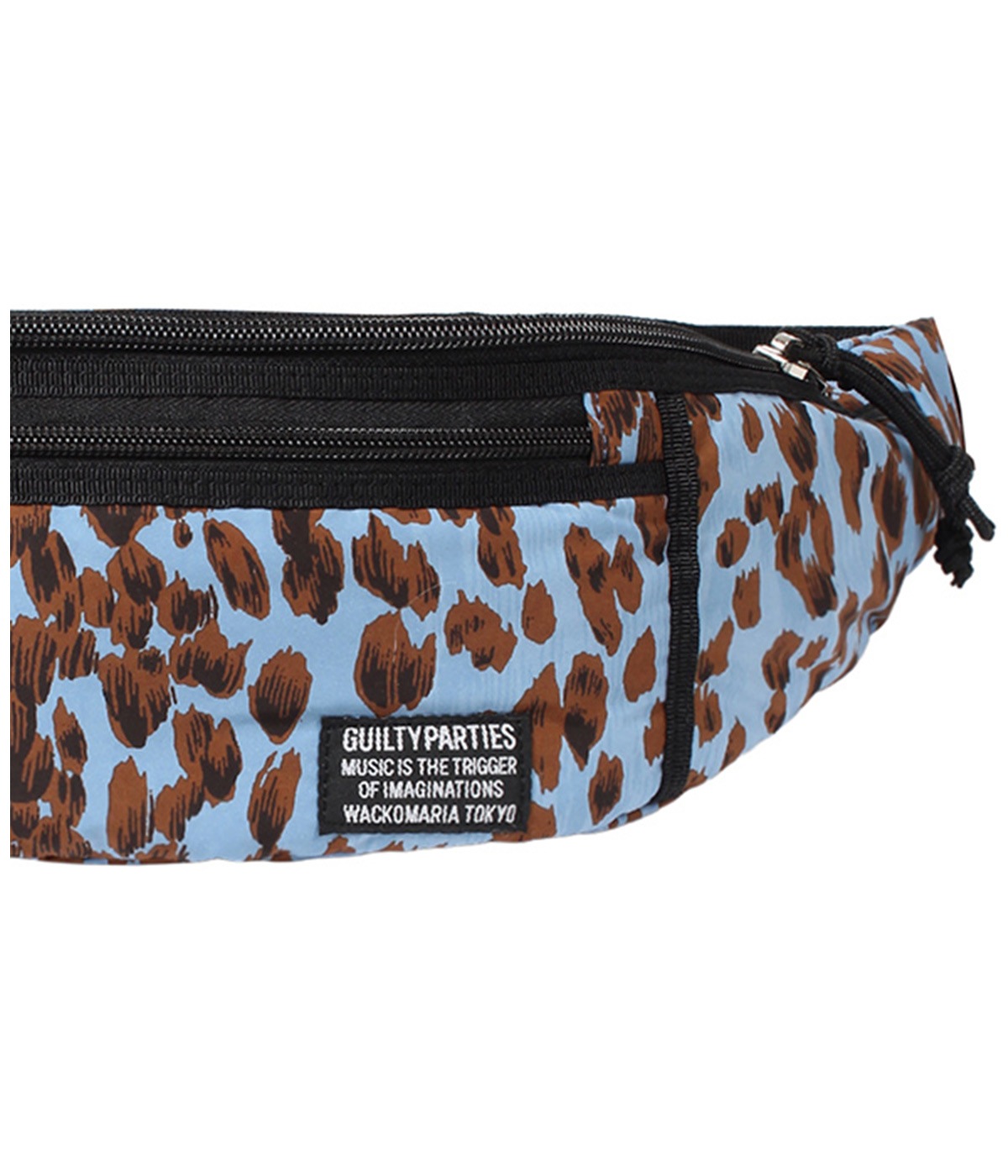 SPEAK EASY / LEOPARD WAIST BAG【BLUE】