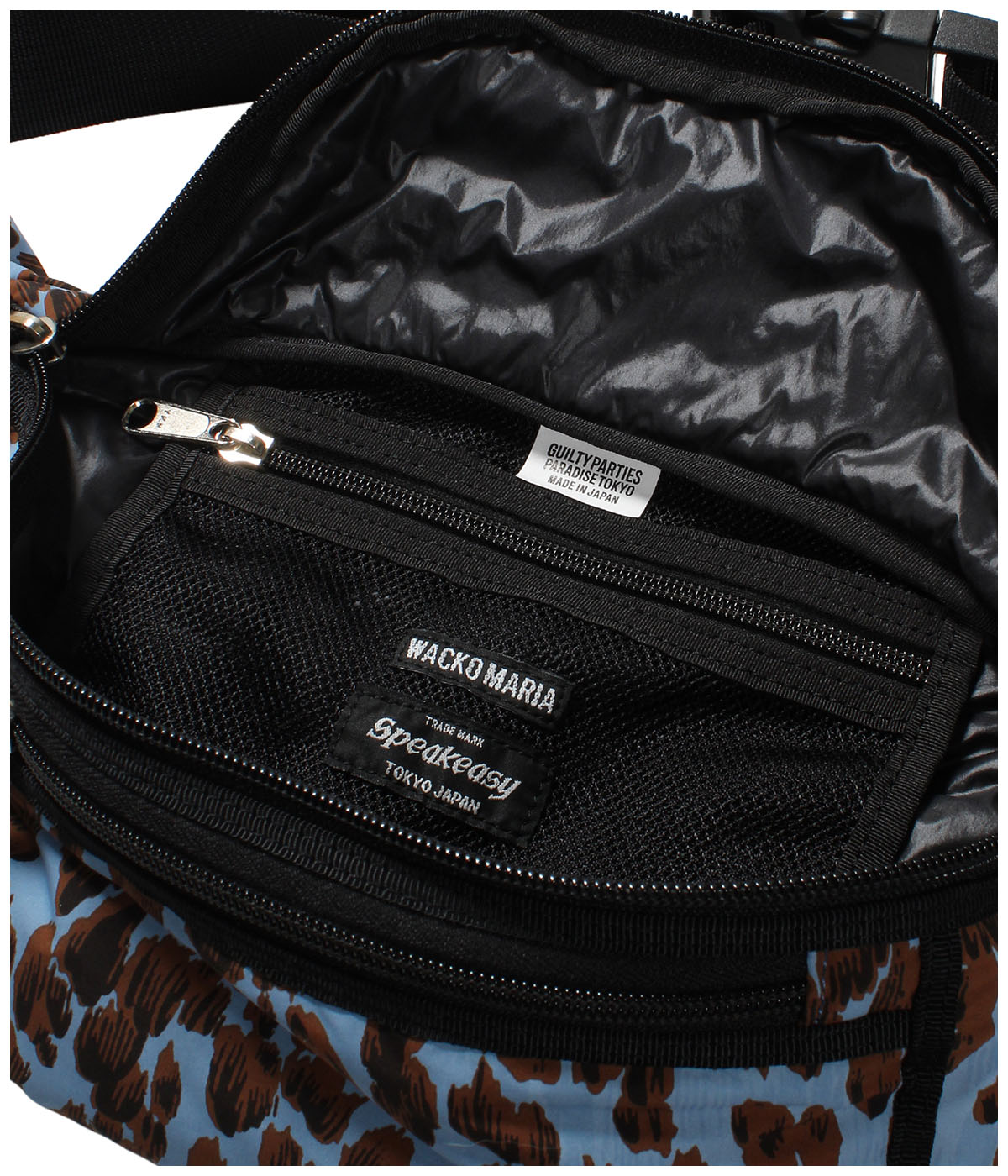 SPEAK EASY / LEOPARD WAIST BAG【BLUE】