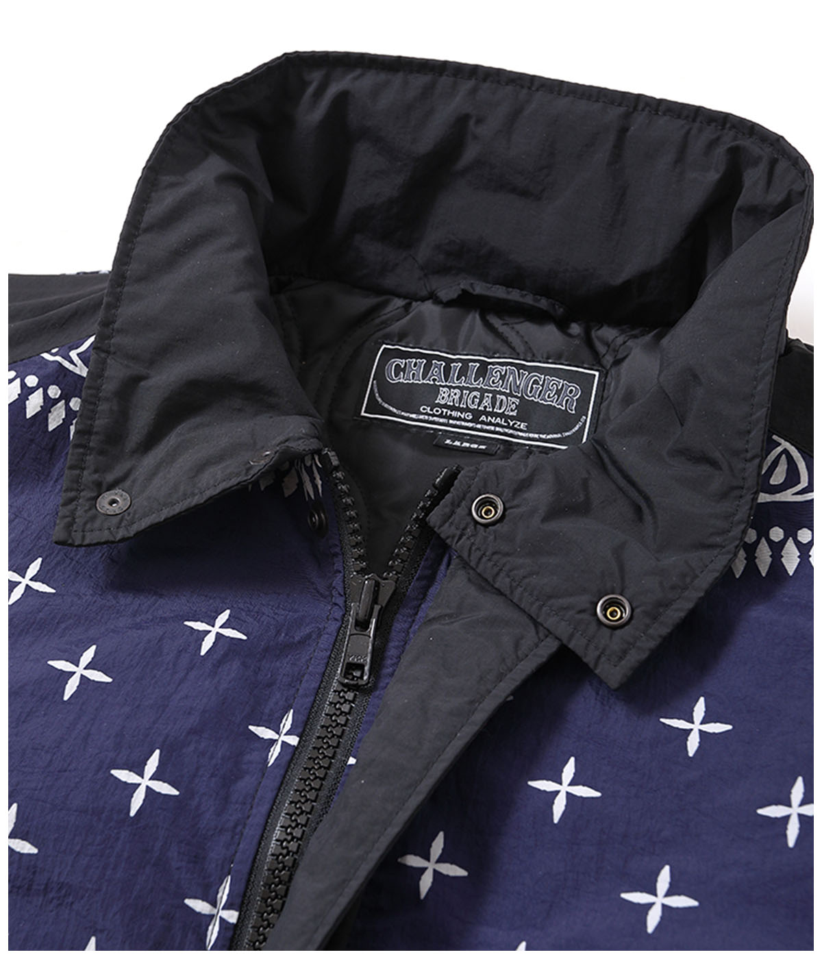 BANDANA 80'S JACKET【NAVY】｜CHALLENGER｜MELTING POT（正規取扱店