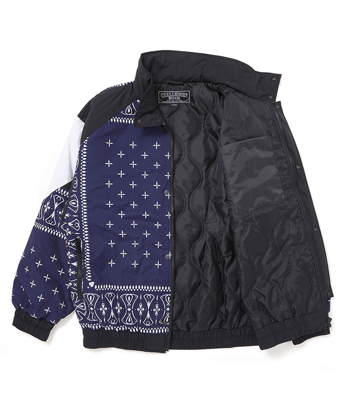 BANDANA 80'S JACKET【NAVY】