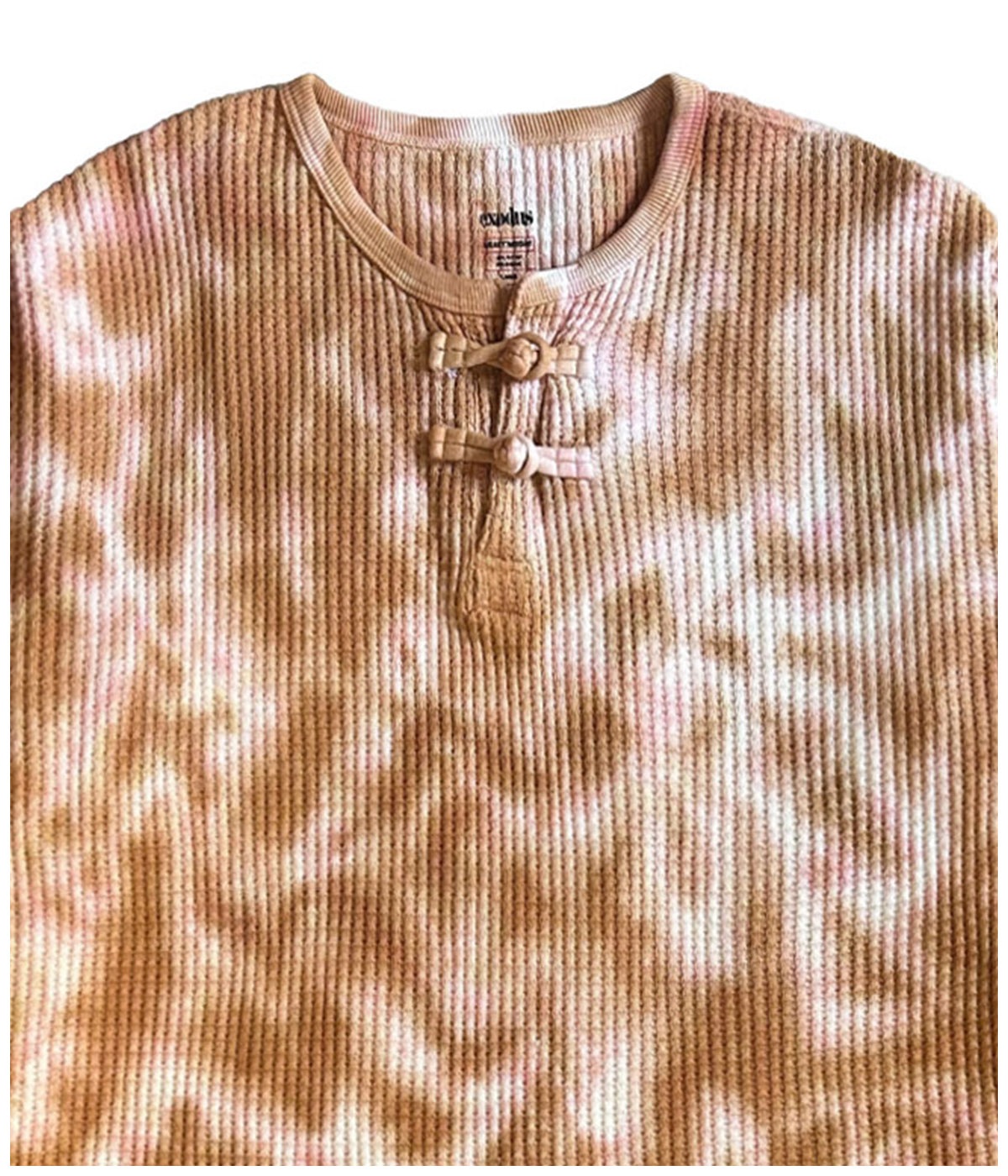 TIE DYE ORIENTAL HENRY NECK SHIRT【TIE DYE】｜EXODUS｜MELTING POT