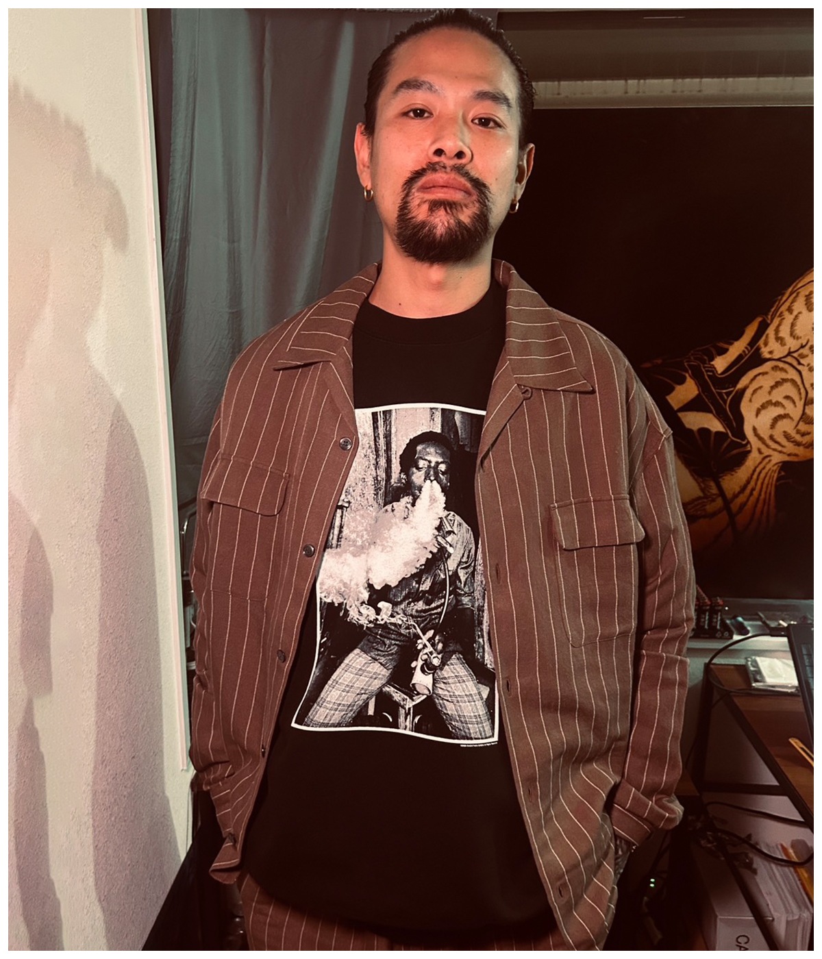 MASATAKA ISHIDA JAMAICA 1982 SWEAT CREW NECK TYPE-1【BLACK